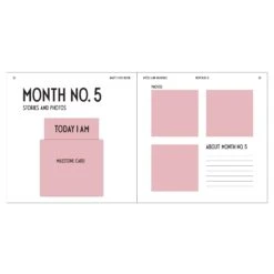 Design Letters My First Year Book -Mooi Huis Verkoop 26532 02 04 5800217c25