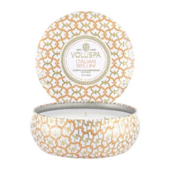 Voluspa Maison Blanc 3-wick Tin Geurkaars 40 Uur