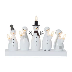 Star Trading Snowman Adventskandelaar