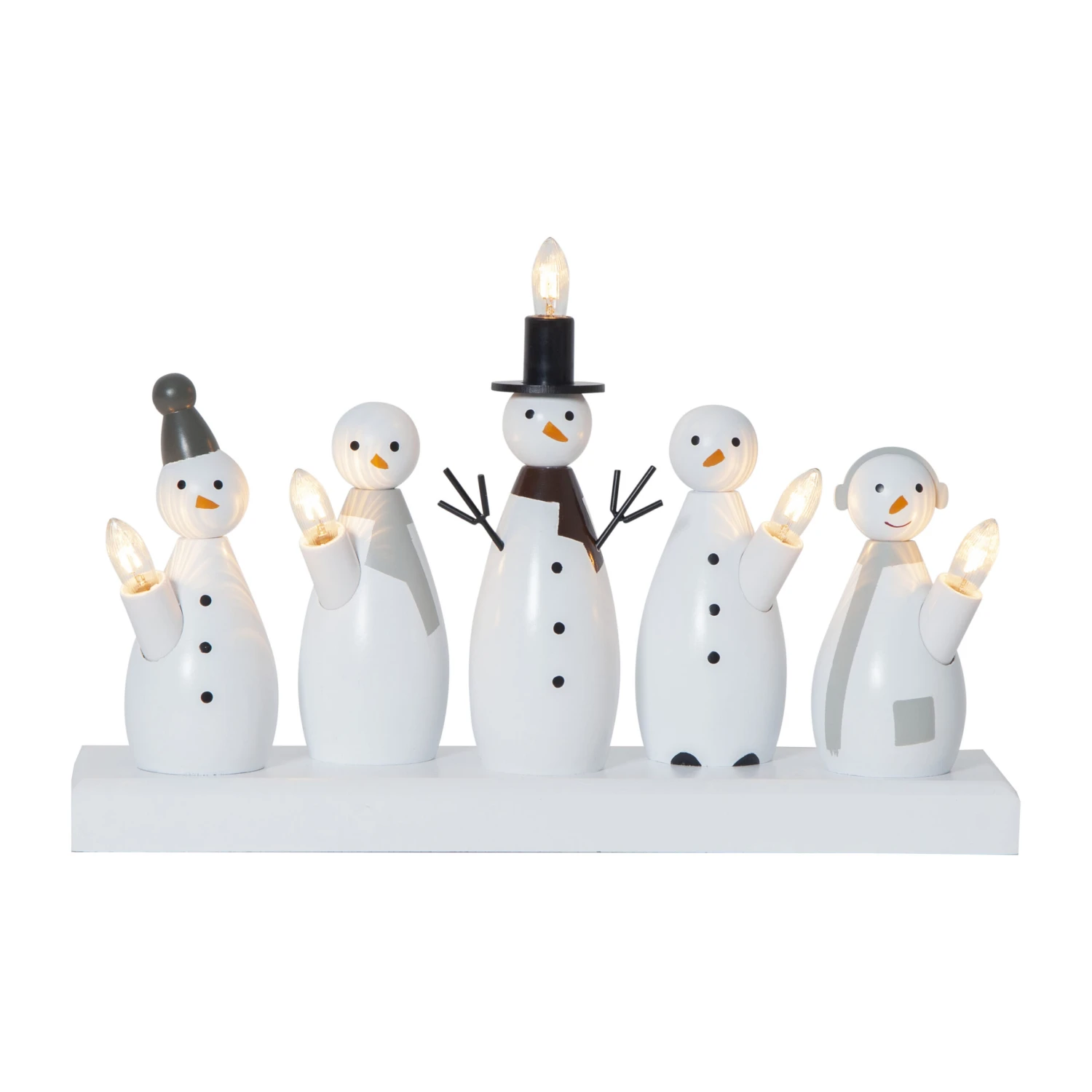 Star Trading Snowman Adventskandelaar 3 Star Trading Snowman Adventskandelaar