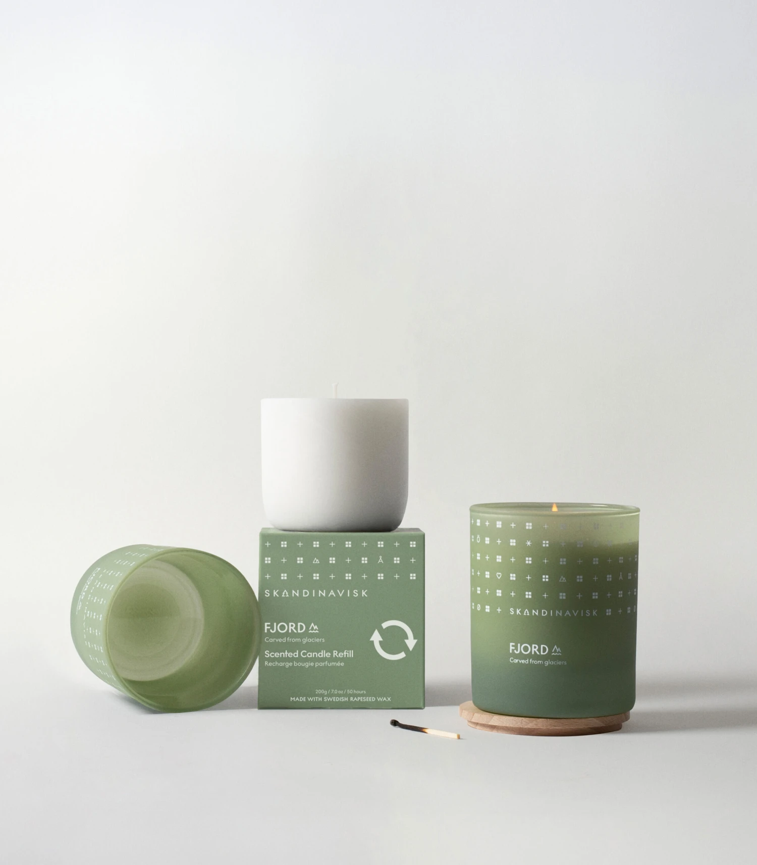 Skandinavisk Refill Fjord Geurkaars 4 Skandinavisk Refill Fjord Geurkaars - Afbeelding 2